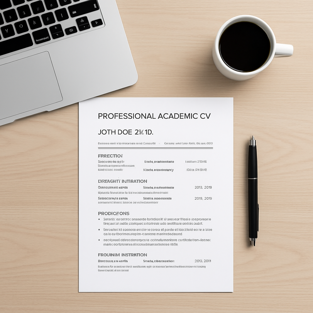 Akademik CV Nedir? Standart CV'den Farkı